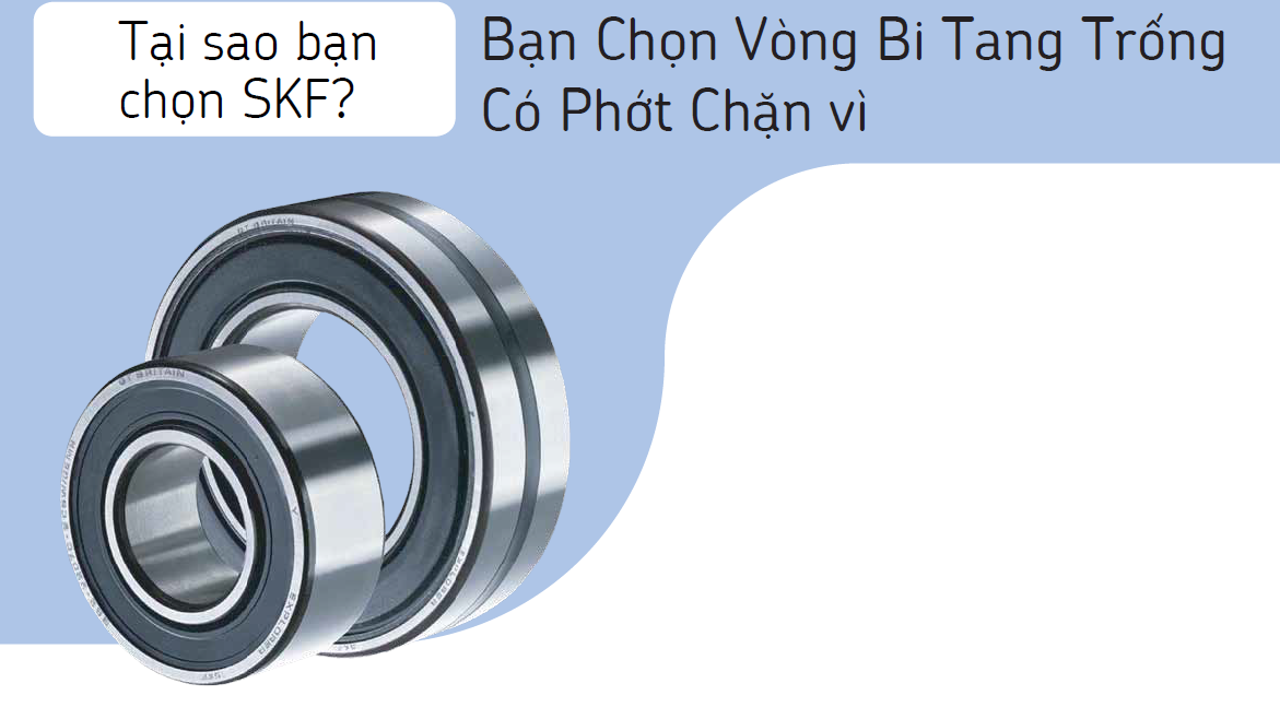 Bạn Chọn Vòng Bi Tang Trống Có Phớt Chặn vì Bạn Chọn Vòng Bi Tang Trống Có Phớt Chặn vì